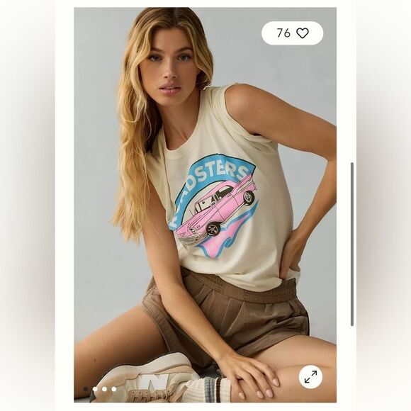 Letluv Roadsters Graphic Tee by Anthropologie Size XXS